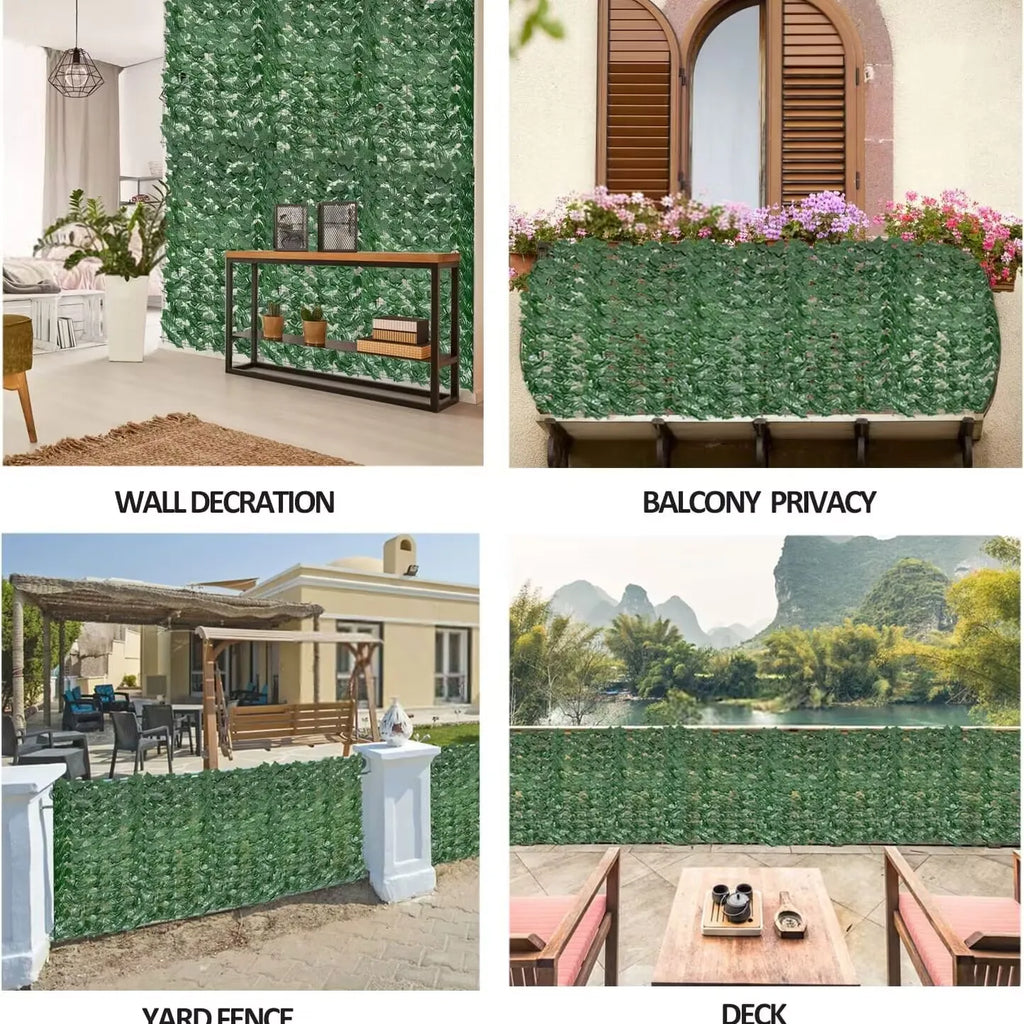 Artificial Plant HedgeBalcony ShadePrivacy ProtectionArtificial Leaf HedgeFor HomeCompanyMall Decoration