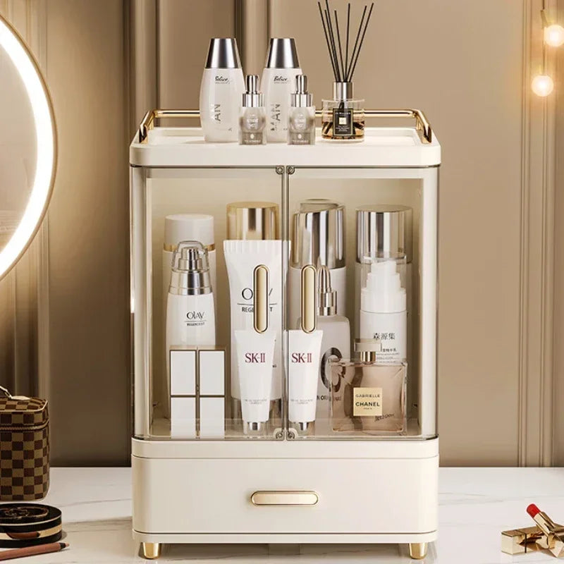 Storage Box Cosmetics Desktop Large Capacity Makeup Brush Dust Rack Premium Skin Care Product Storage Box