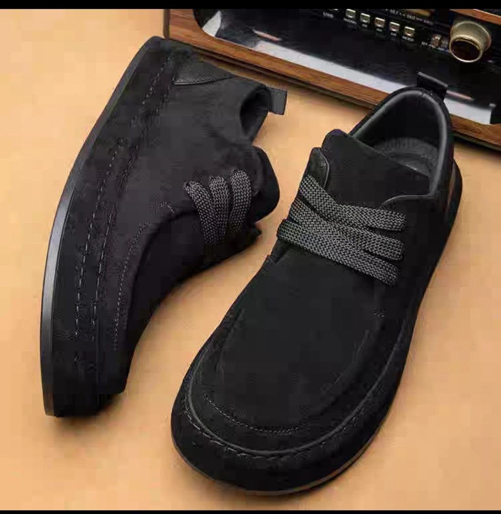 Men's Shoes Are Fashionable Brown Casual Shoes Made of Durable Suede Material Comfortable Walking Shoes Suitable for Daily Wear