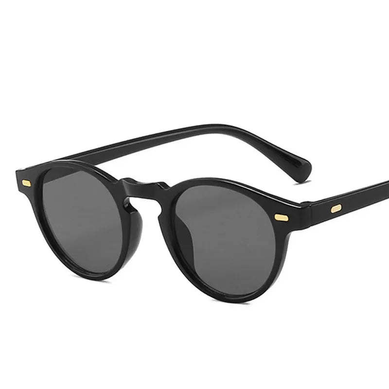 Men Fashions Oval Small Sunglasses Clear Classic Sun Glasses Trends for Transparent Shades for Women Street Fashion Sunglasses