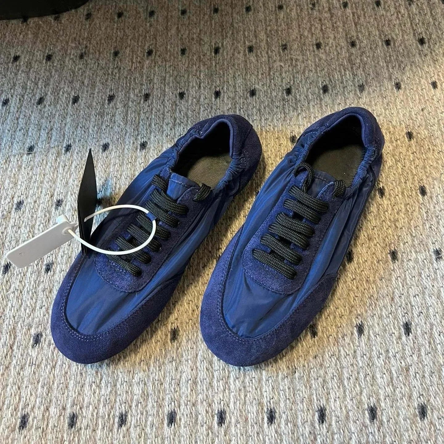 Spring Autumn Genuine Leather Round-Toe Lace-Up Tennis Shoes German Sneakers Casual Shoes Athletic Shoes Handmade Bota Feminina