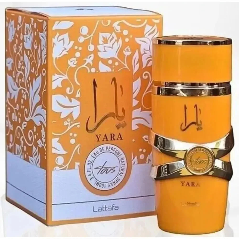Yara Tous Eau De Parfum 100ml (3.4 oz) by Lattafa Perfumes Women's Elegant Spicy Fragrance Long-Lasting Lover Gift Set for women