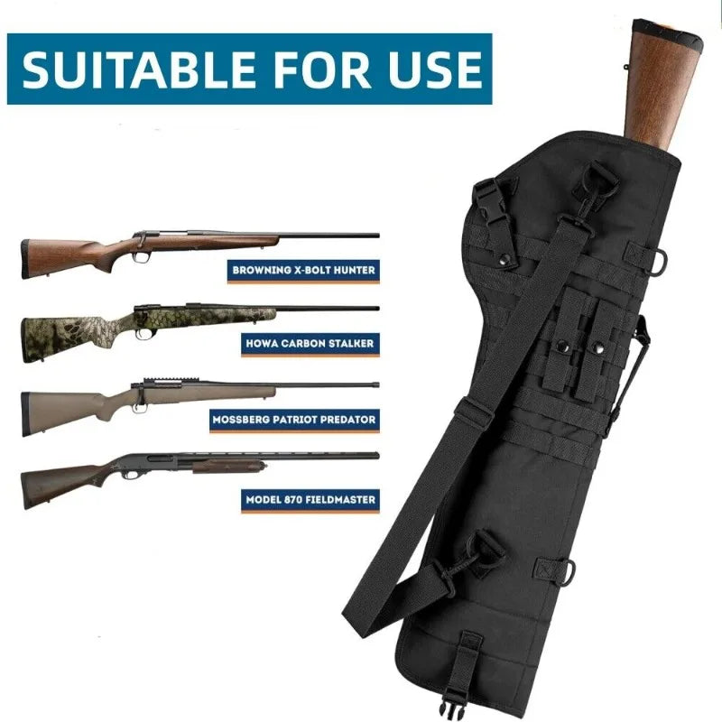 Hunting Rifle Gun Bag Shotgun Case Thick Padded 73cm Shotgun Handbag Scabbard With Shoulder Handbag Camping Outdoor Weapon Bag