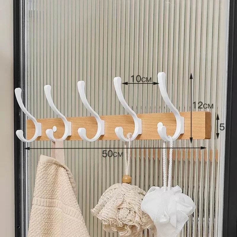 Beech towel rack no punch bathroom shelf toilet wall mounted washroom storage organizer bath towel holder bathroom accessories