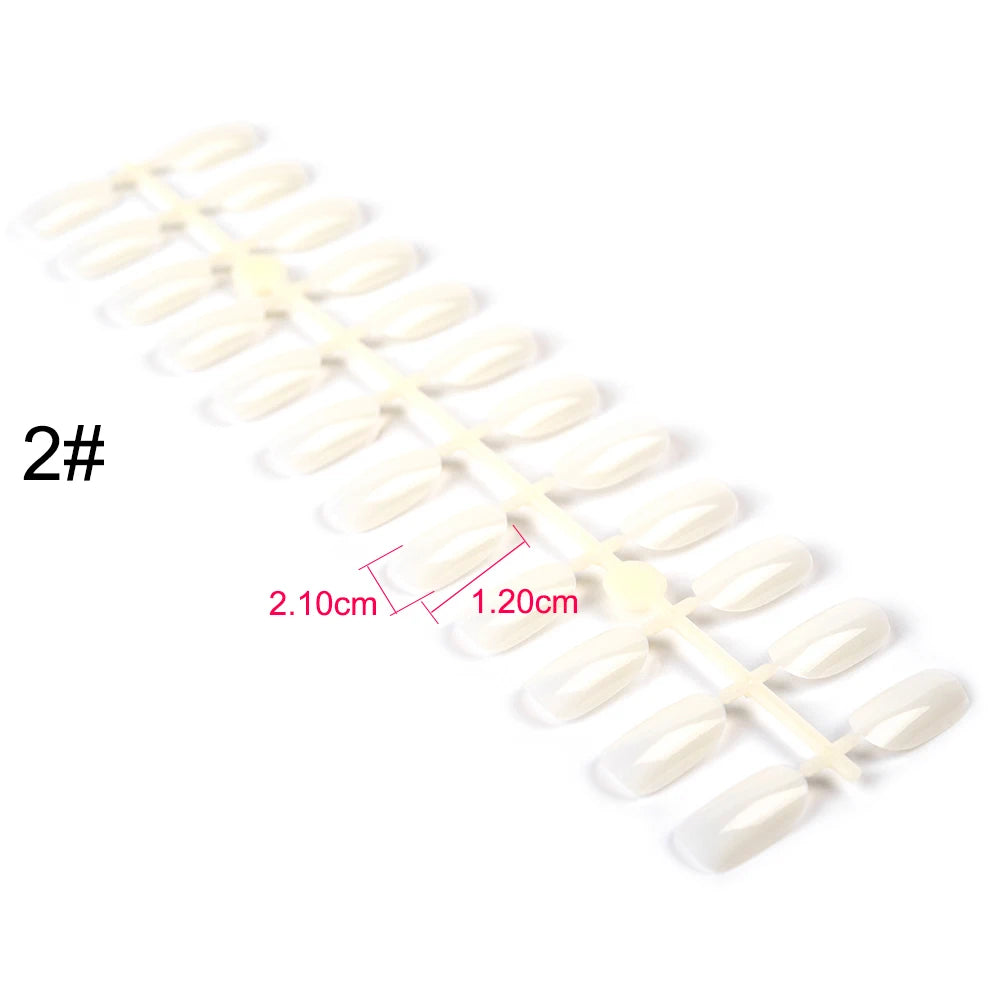 False Nails Tips Display Sticks Clear Nail Swatch Nail Gel Polish Showing Chart Manicure Polish Practice Training Display Board