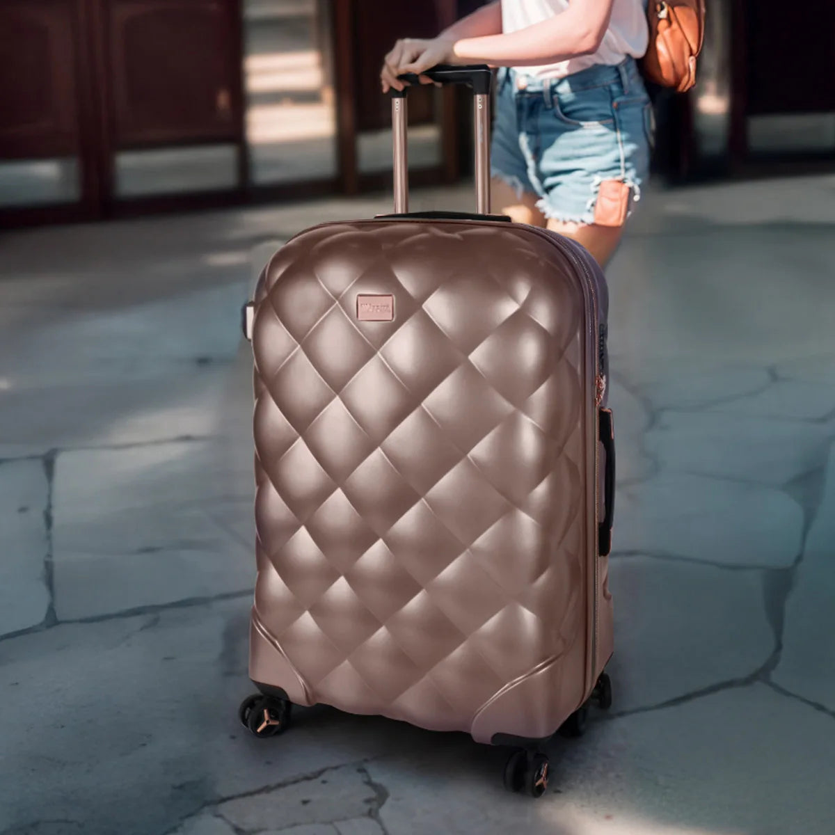 25"/29" Luggage Travel Suitcase  PP Hard Shell Lightweight Expandable Suitcase Carry On Luggage with Spinner Wheels & TSA Lock