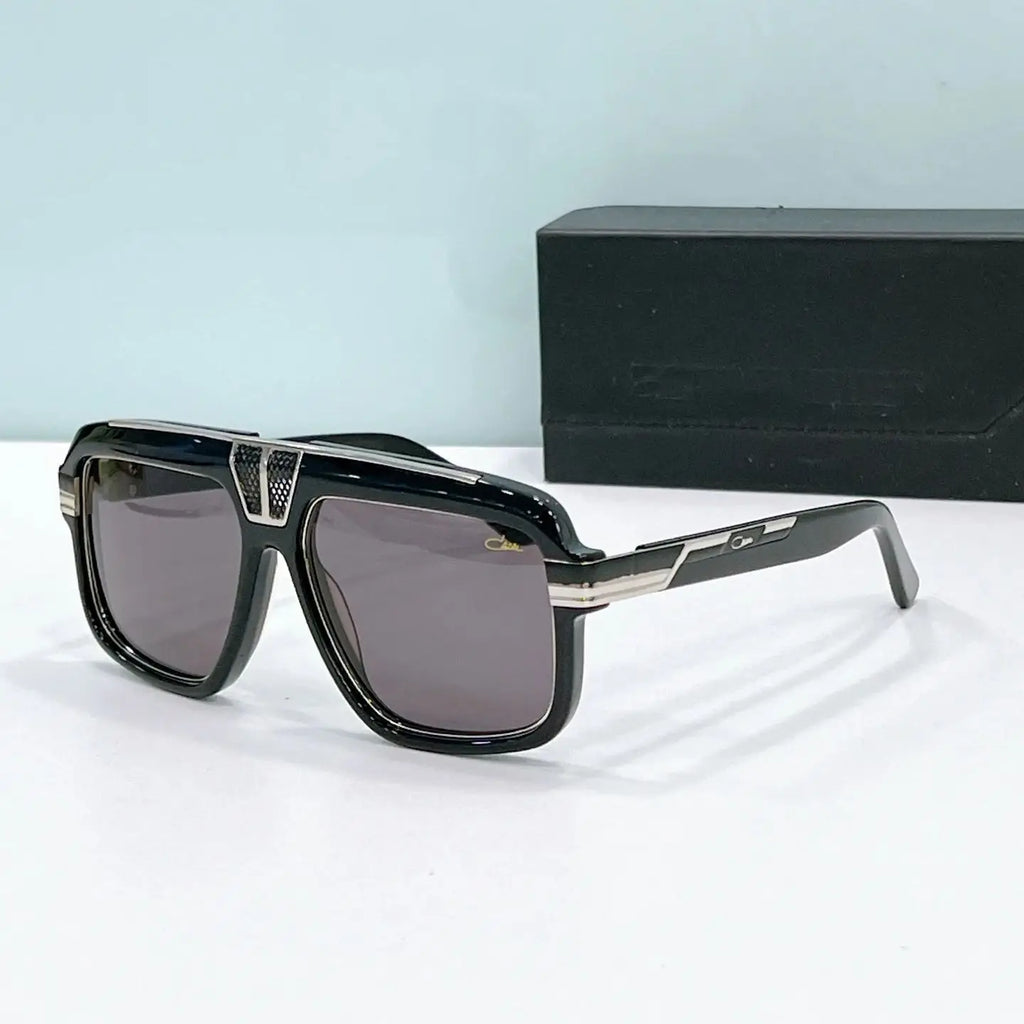 Original CCAZAL MOD678 Luxury Classic Square Acetate Frame Men Sunglasses Premium UV400 Gradient Popular Women Couple Eyewear