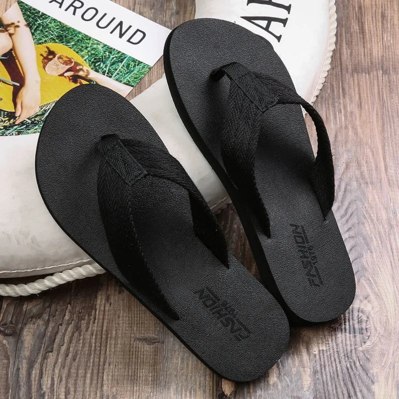 Mens Casual Flip Flops for Beach Volleyball, Yacht Trips and Effortless Summer Comfort Mens Cool Sandals