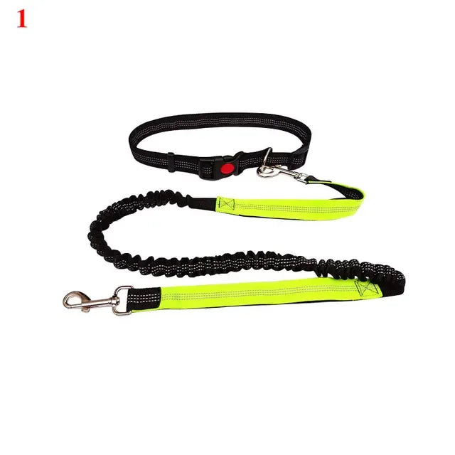 2022 New Adjustable Hand Free Dog Leash for Dog Pet Walking Running Jogging Dog leashes Waist Belt Chest Strap Traction Rope Dog