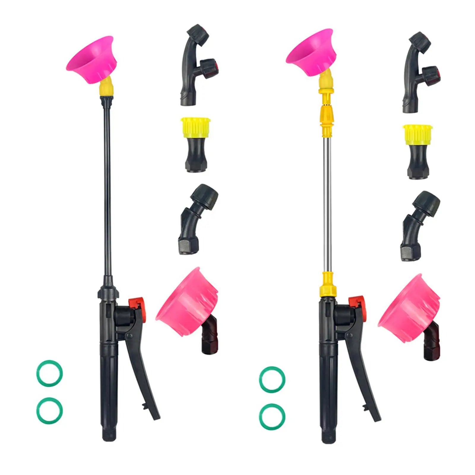 Sprayer Rod Adjustable Telescopic High Pressure Nozzle and Handle for Outdoor Tree Watering Hanging Plants Shrubs Plants