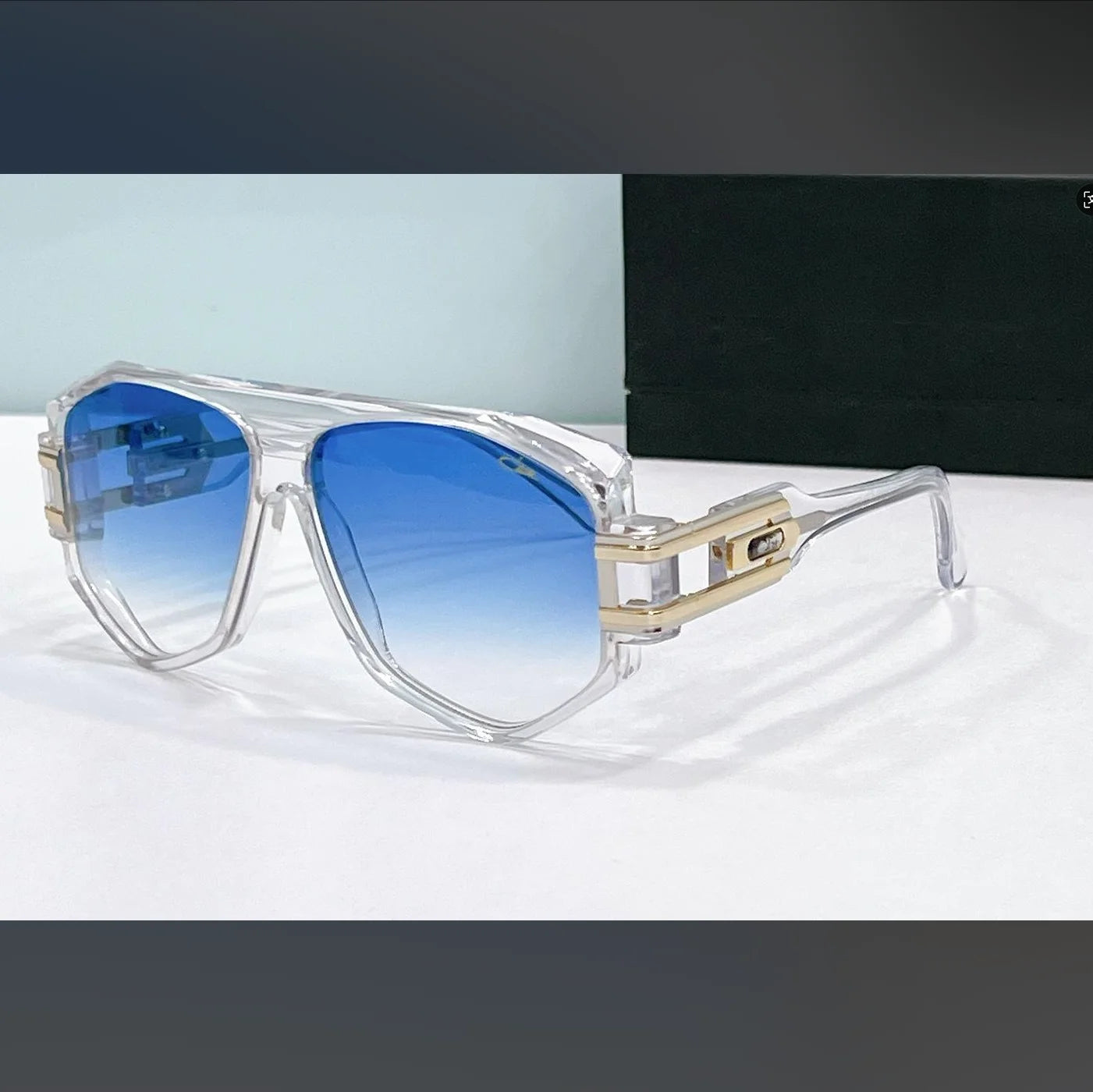 New Arrival ORIGINALCAZAL MOD1633 Premium Alloy+Acetate Frame Men Eyewear Trendy Gradient Polarized Casual Women Sunglasses