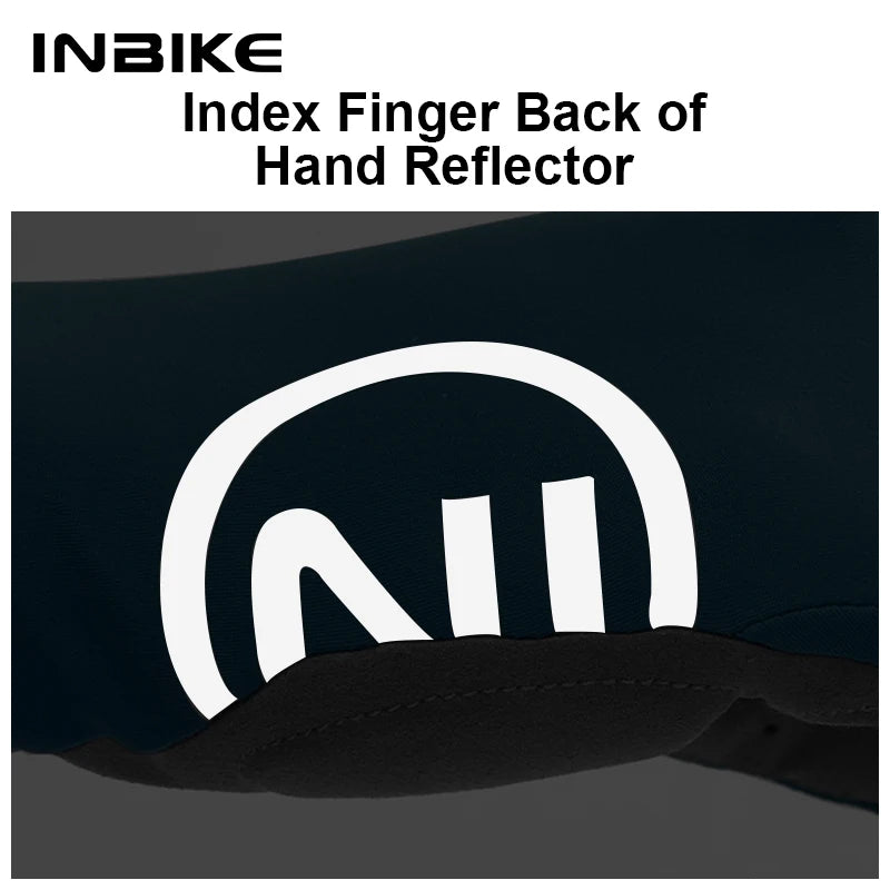 INBIKE Full Finger Cycling Gloves Breathable Shock-Absorbing for Road Bike MTB Gloves for Men Women Spring Fall Bicycle Gloves
