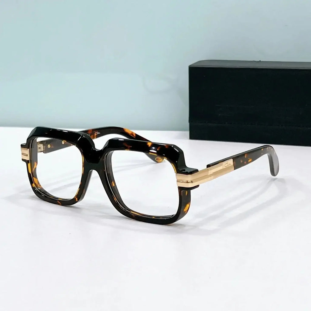 New Arrival ORIGINALCAZAL MOD6073 Premium Classic Business Men Eyewear Stylish Wine Red Acetate Frame Square Women Sunglasses