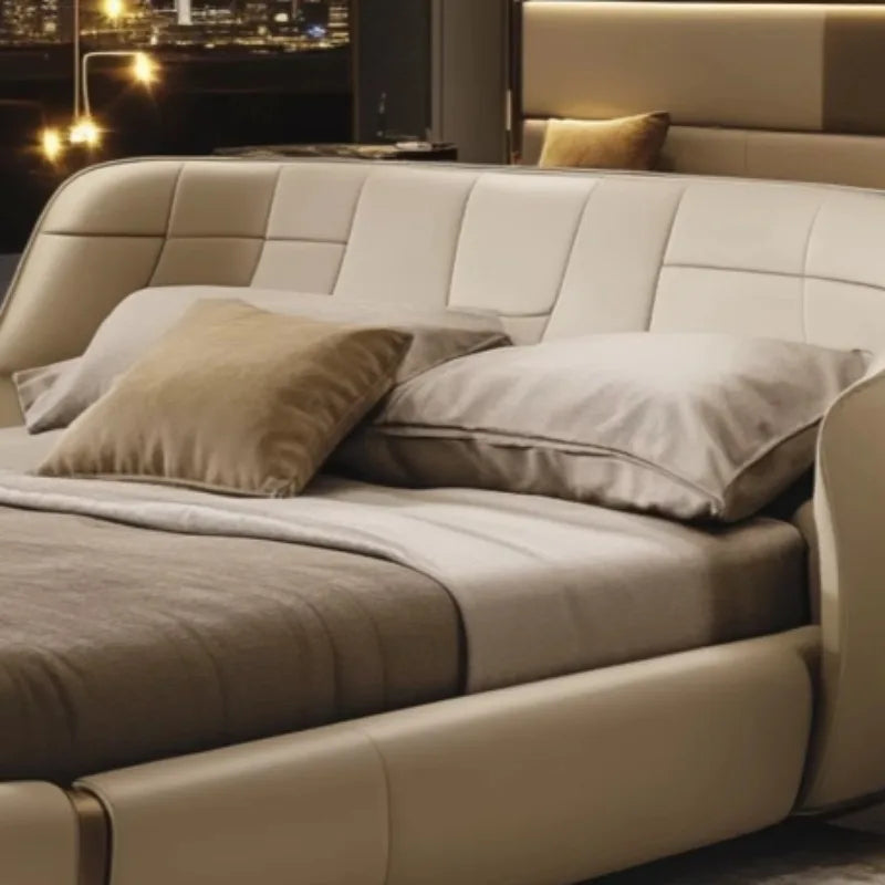 Trendy Wedding Bed Frame Superior Quality European Comfort Stylish Design Luxe Bedroom Camas De Dormitorio Lit Home Decoration
