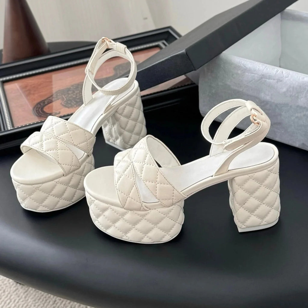 Concise Mules Shoes Genuine Leather Pointed-toe Flat Heel Gladiator Sandals Beach Shoes For Woman Exclusive Lazy Bota Feminina