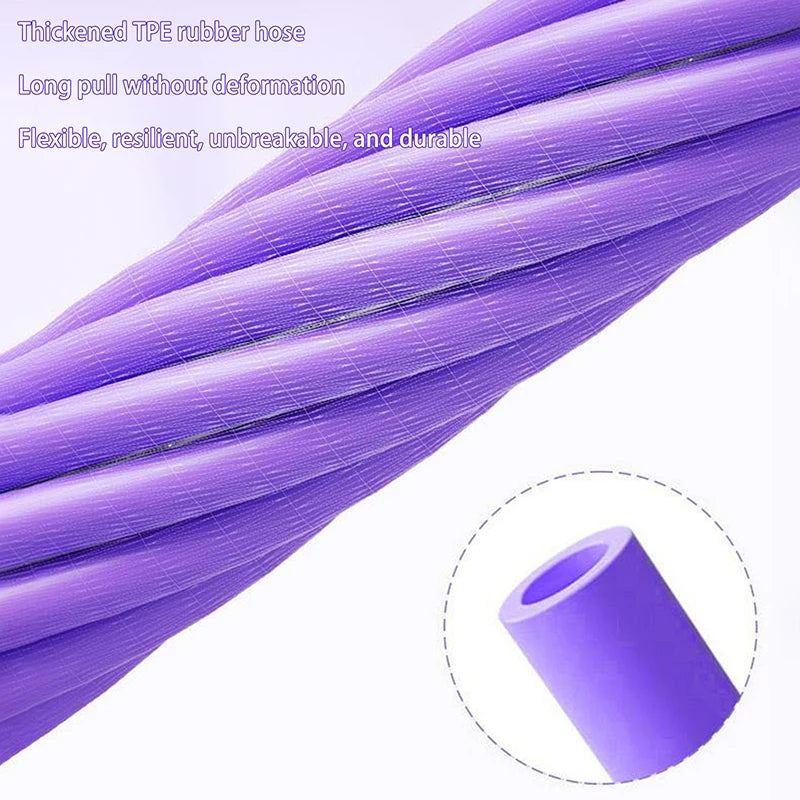 10-Tube Yoga Pedal Puller Woman Resistance Bands Abdomen Waist Arm Training Elastic Pull Rope Fitness Equipment