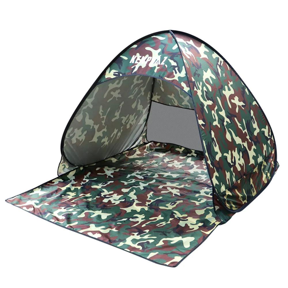 Lightweight Beach Waterproof Family Tent  Outdoor Camping Picnic Kids Tents Ventilate Pop Up Open Portable For Baby Sun Shade