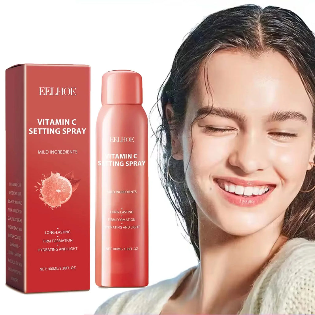 Hydrating Makeup Setting Spray Watery Lightweight Non-Greasy Oil Control Long-Lasting Breathable Vitamin C Makeup Fixing Mist
