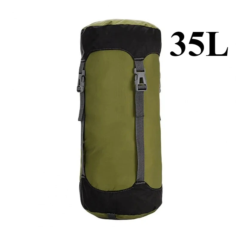 8/15/25/35L Sleeping Bag Compression Storage Bag Outdoor Camping Multi-purpose Waterproof Bags Portable Ultra-light Storage Bag