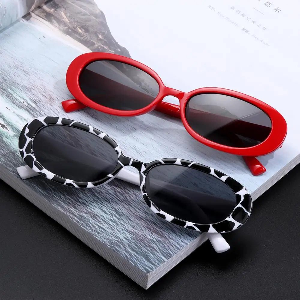 Retro Sunglasses for Women Small Oval Frame Sun Glasses Fashion Shades Polarized Eyewear UV400 Protection Outdoor Sports Shaeds