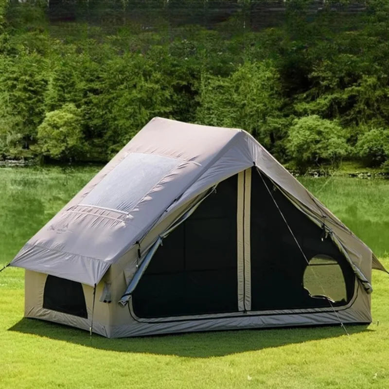 Tourist Family Camping Outdoor Tent Nature Hike Parties Sun Shelter Self-inflating Tent Glamping Waterproof Camping Hiking