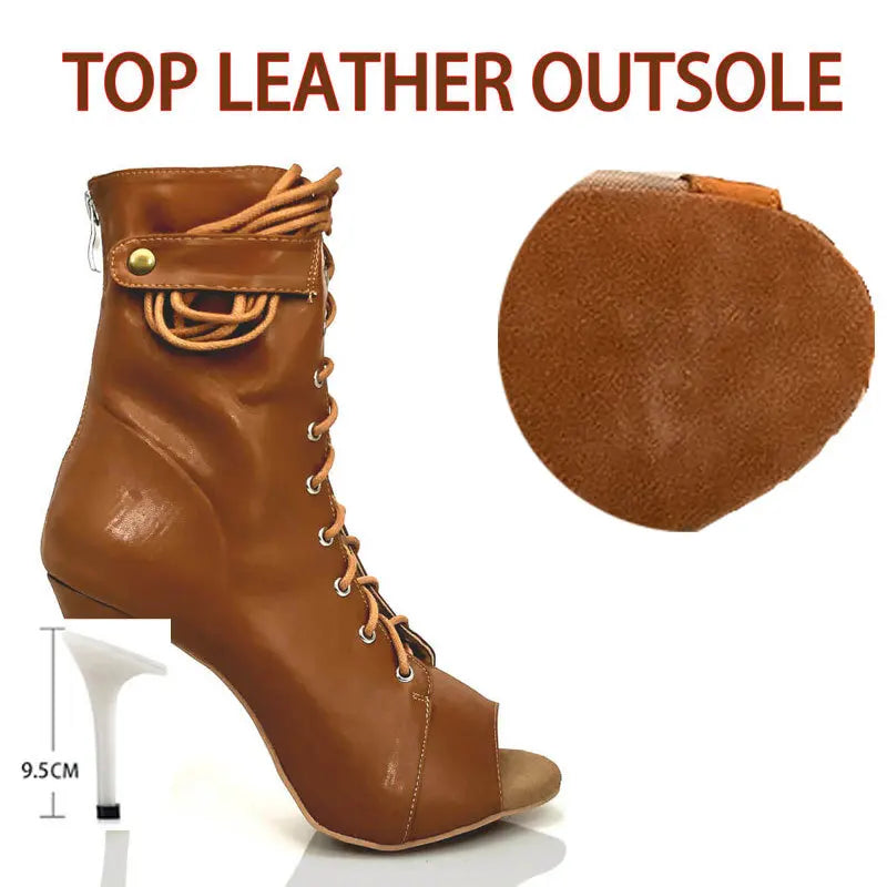 Women's Fashion Party Outdoor Sexy stilettos High Heels slippers Latin Women Latin dance heels Boots shoes 2020 For Ballroom