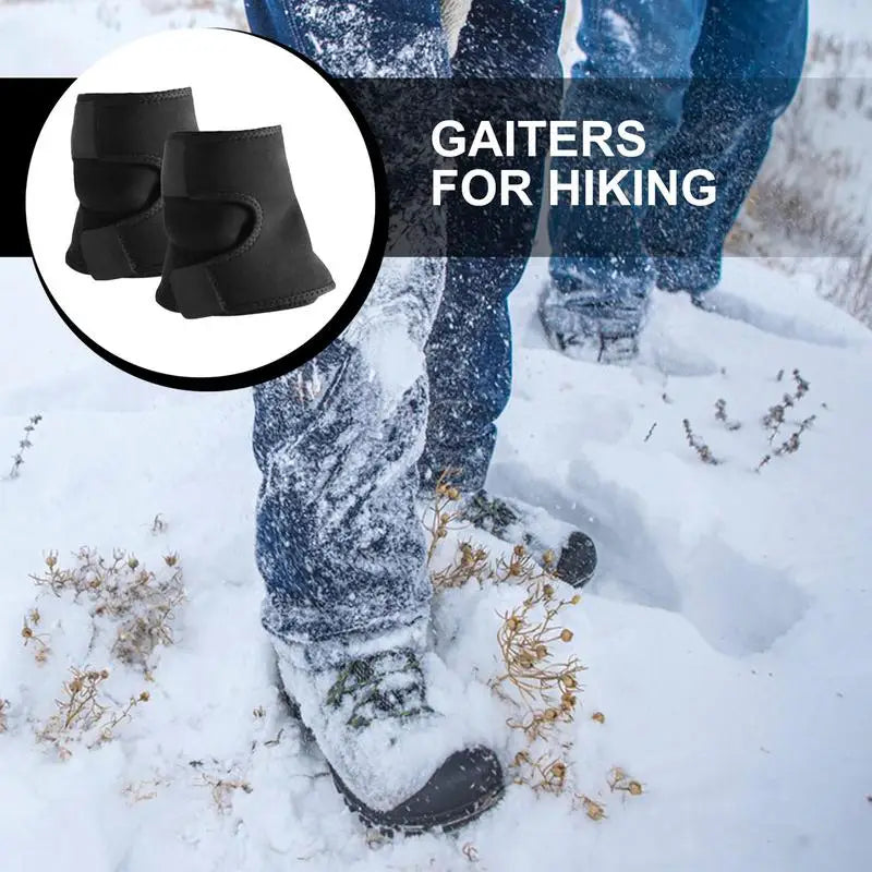 Hiking Gaiters Low Legs Boot Protection Gaiters Lightweight Waterproof Leg Cover for Outdoor Walking Mountaineering Climbing