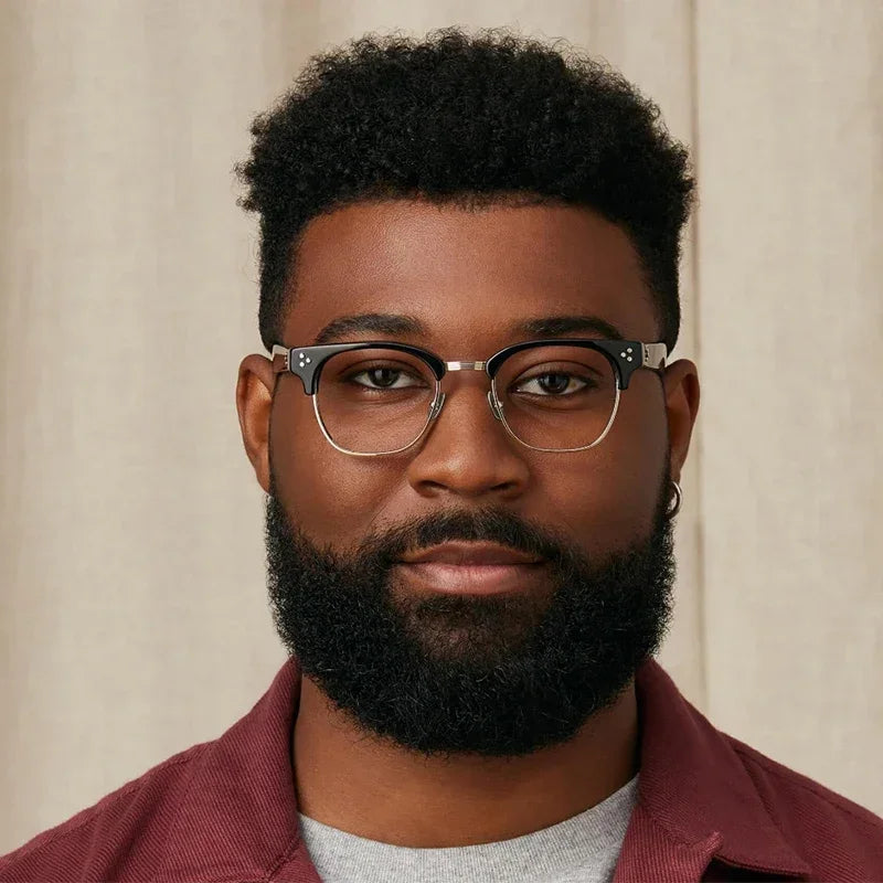 LEMTOSH Glasses Frames TINIF For Men Women Acetate Alloy Square Classic Eyewear Designer Brand Vintage Fashion Eyeglasses