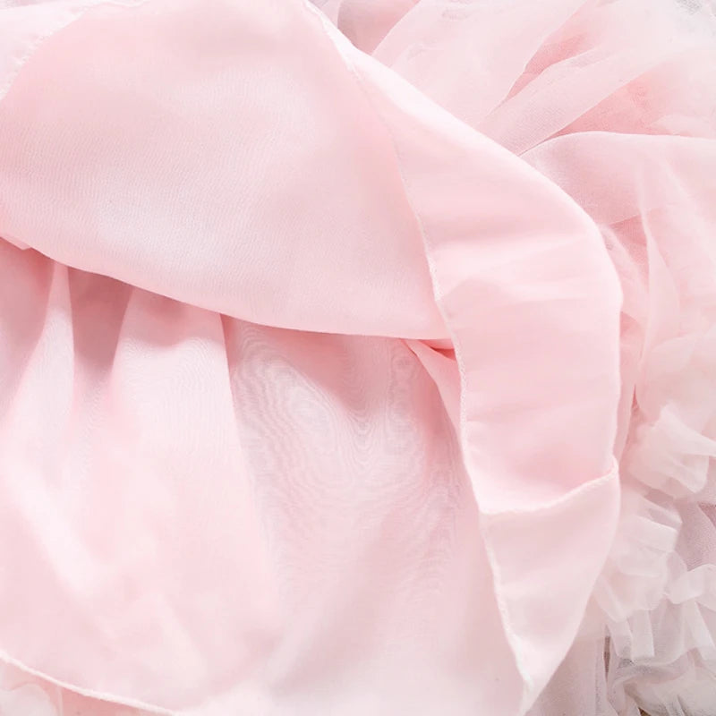 Girl Clothes Set Girls Suits Sweater Cardigan Tutu Tulle Skirt Mesh Ball Gown Baby Toddler Girl Clothing Kids Children Outfit