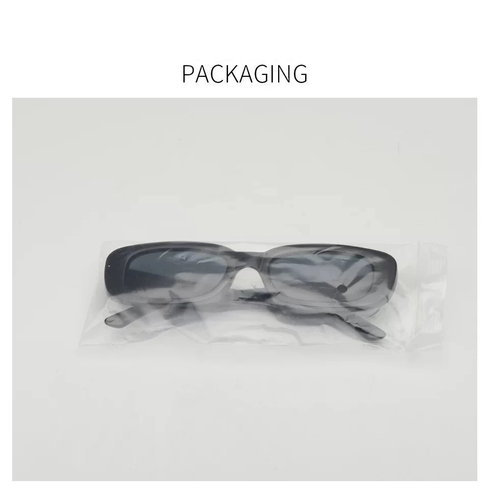 New Small Sunglasses Women Men Trendy Vintage Brand Designer Hip Hop Square Green Sun Glasses Female Eyewear UV400