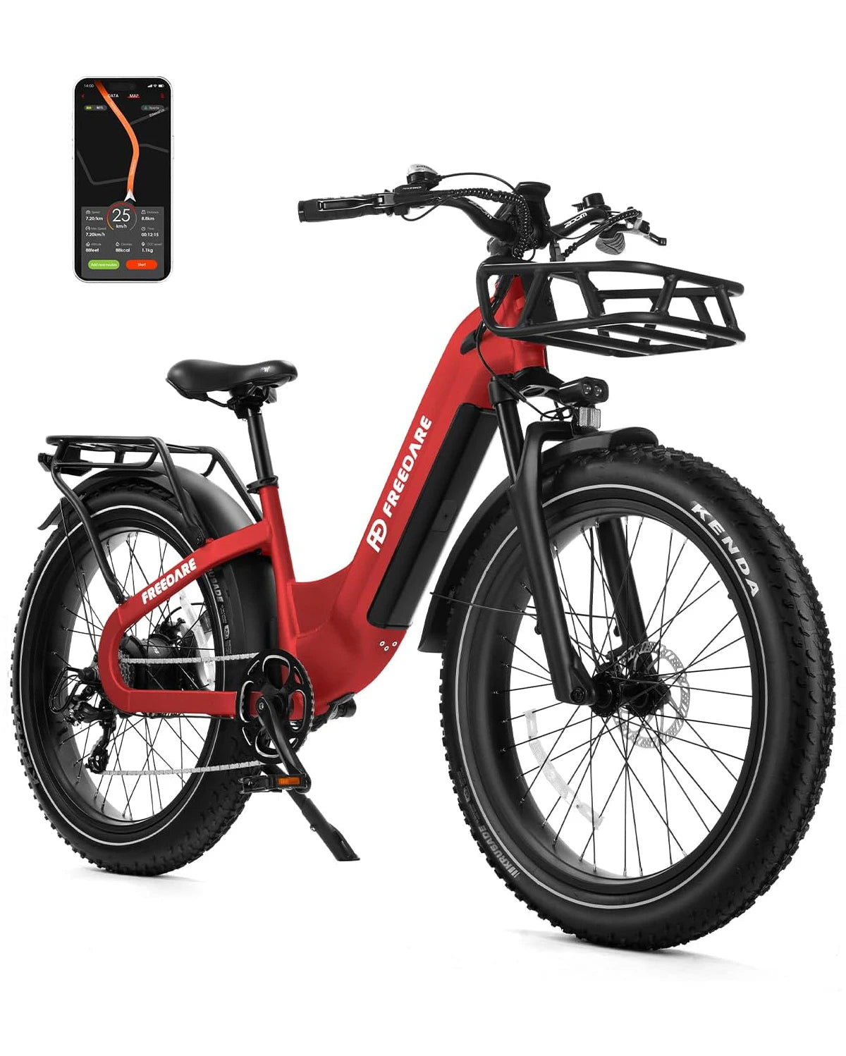 Fat Tire Electric Bike for Adults, 1000W Peak All-Terrain 48V 20Ah e-Bike, 90 Miles UL Certified Mountain Dirt Bike Off Road