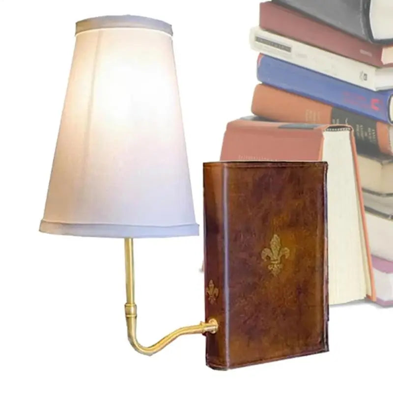 Literature Book Lamp Vintage Book Design Table Lamp Bookshelf Light Unique Decorative Shelf Lamp For Living Room Home Offices