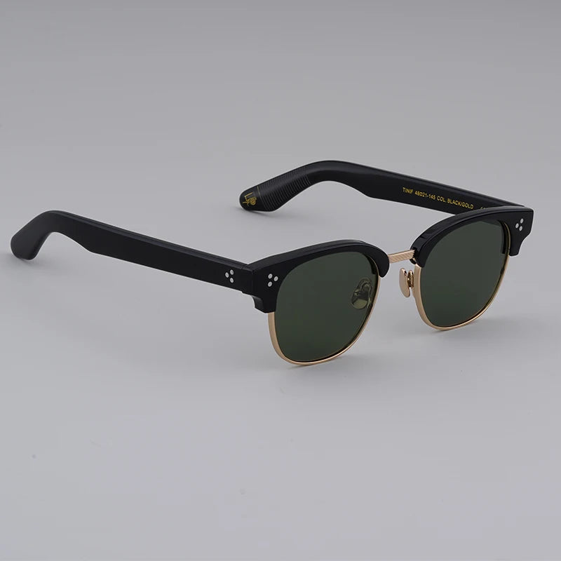 LEMTOSH Glasses Frames TINIF For Men Women Acetate Alloy Square Classic Eyewear Designer Brand Vintage Fashion Eyeglasses