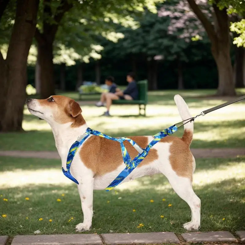 Pulling Harness For Dogs Puppy Harness Adjustable Reflective Dog Harness Outdoor Dog Rope Flexible Dog Training Rope For