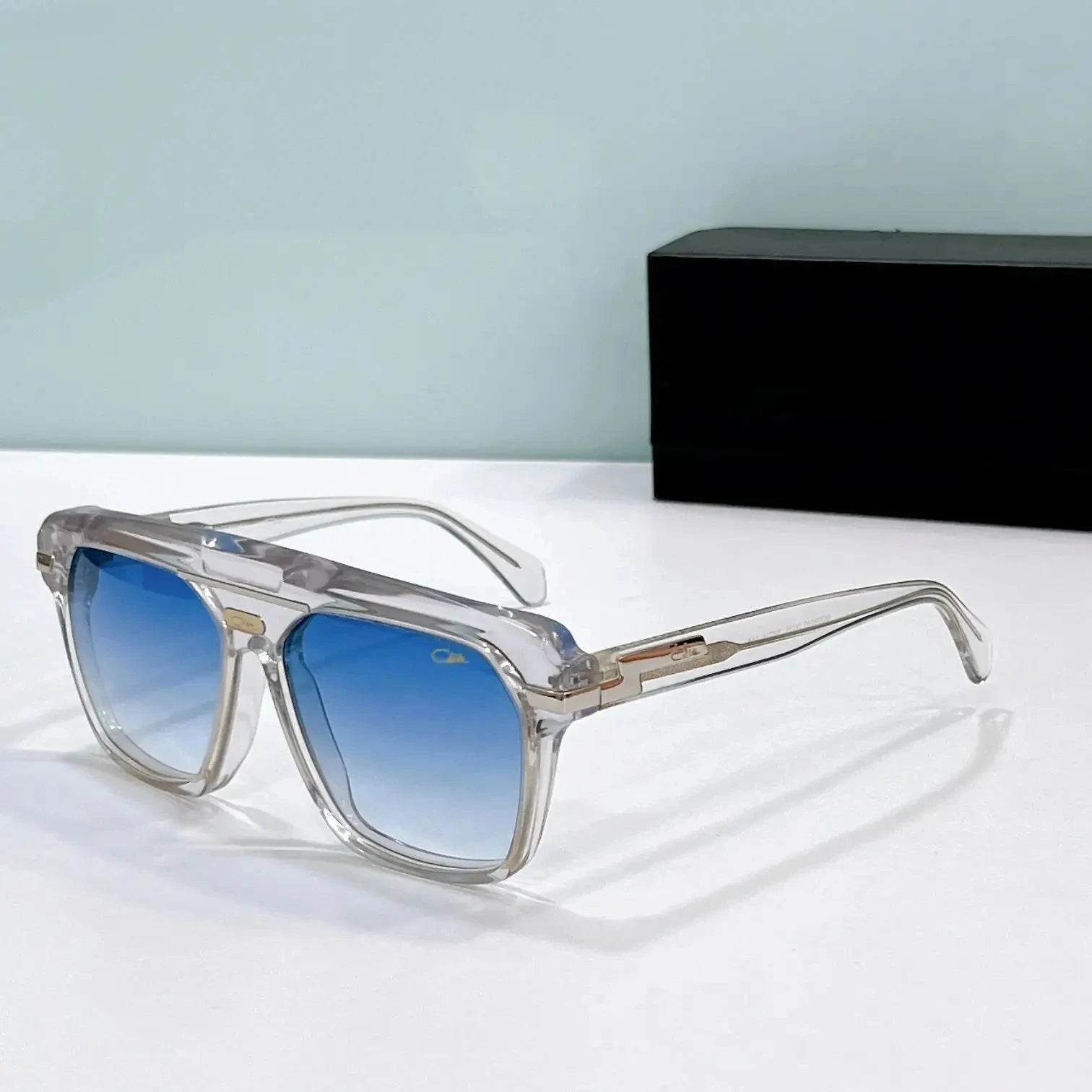 Authentic ORIGINALCAZAL MOD8040 UV400 Polarized Men Women Sun Glasses Fashion Retro Tortoise Acetate Frame Male Couple Eyewear