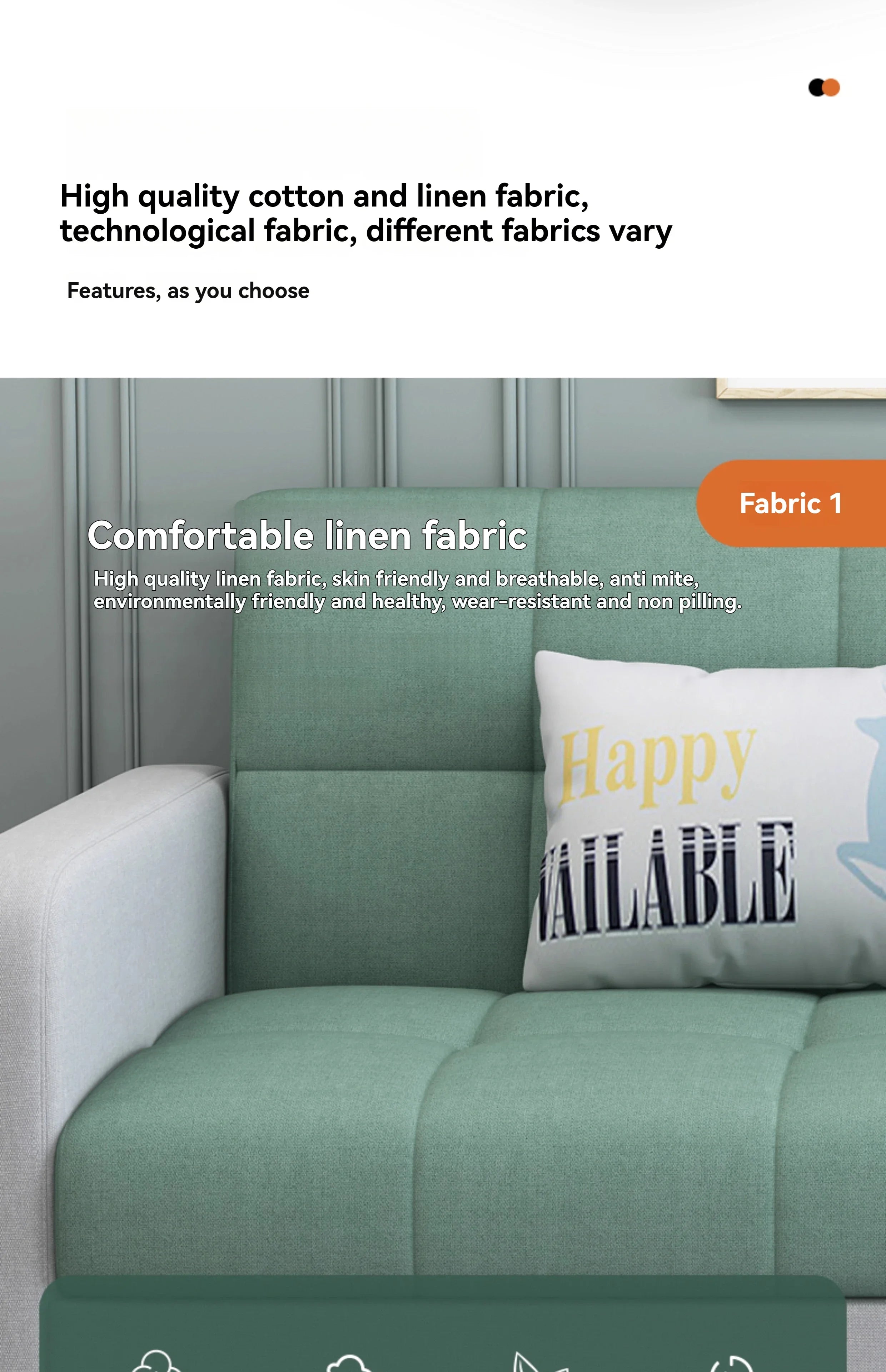 Living room sofa Small-sized folding sofa bed dual-use double-occupancy room bedroom small simple apartment small sofa