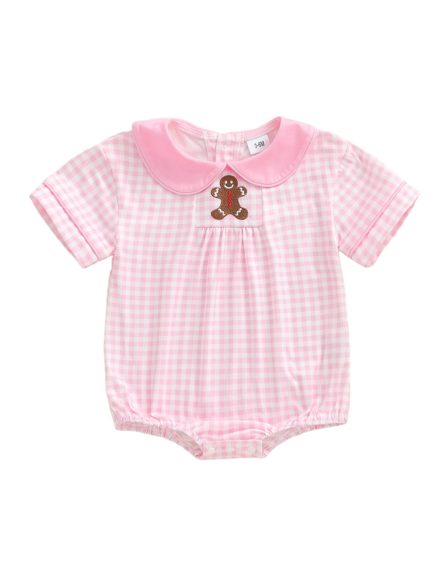 Christmas Reindeer Snowflake Knit Sweater Jumpsuit Elk Embroidered Long Sleeve Round Neck Romper for Baby Girls Boys