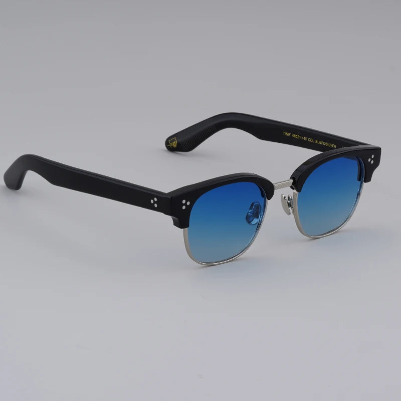 LEMTOSH Glasses Frames TINIF For Men Women Acetate Alloy Square Classic Eyewear Designer Brand Vintage Fashion Eyeglasses