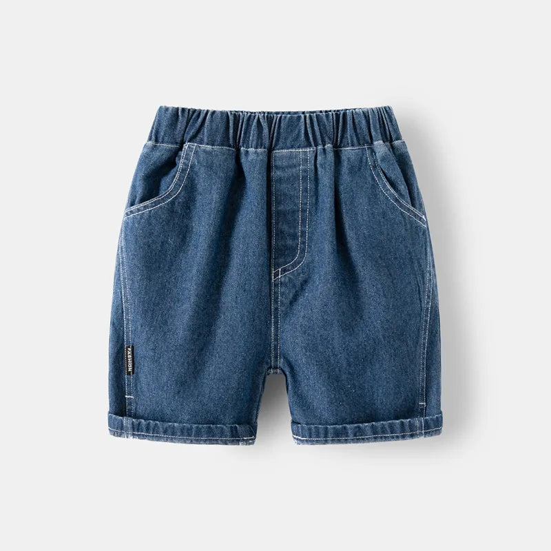 Cotton Baby Boy Denim Shorts 6 to 9 12 18 24 Months Black Child Jeans Shorts for Boys Clothes Casual Pants Summer Short Trousers