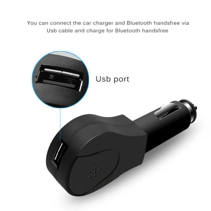 Wireless Bluetooth Speakerphone V4.1 Car Kit Handsfree Music Receiver Auto AUX Audio MP3 Music Receiver Universal Streaming