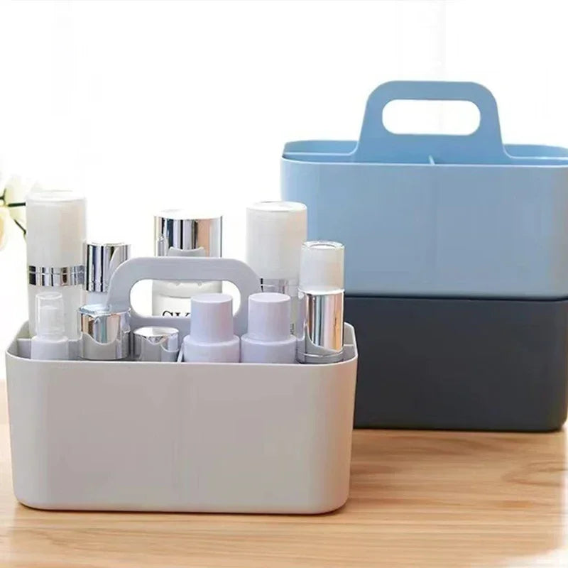 Cosmetics storage box Large capacity household dust dresser Skin care product rack Cosmetic case Desktop finishing box