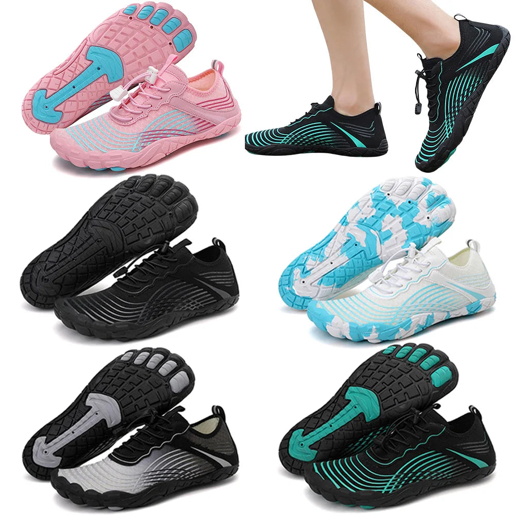 Water Shoes Lightweight Aqua Shoes Non-slip Barefoot Beach Shoes Breathable Soft Diving Sneakers Quick Drying for Water Sports