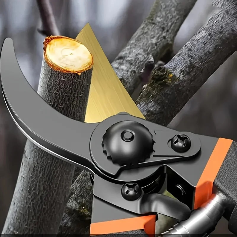 1pc Super Sharp Garden Pruning Shears Labor-Saving Design Durable Rust-Proof Blades Ideal for Fruit Branches & Grafting