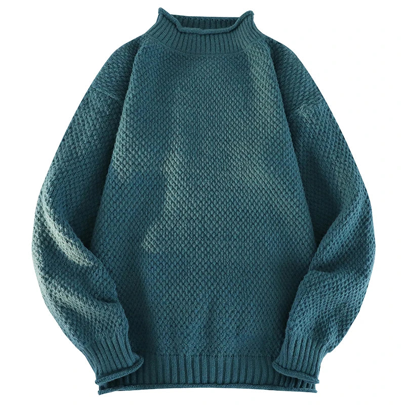 2024 New Vest Sweater Popular Men's Comfortable Warm Sweater Men's Autumn and Winter Warm Sweater Wear Crewneck Knit Sweater