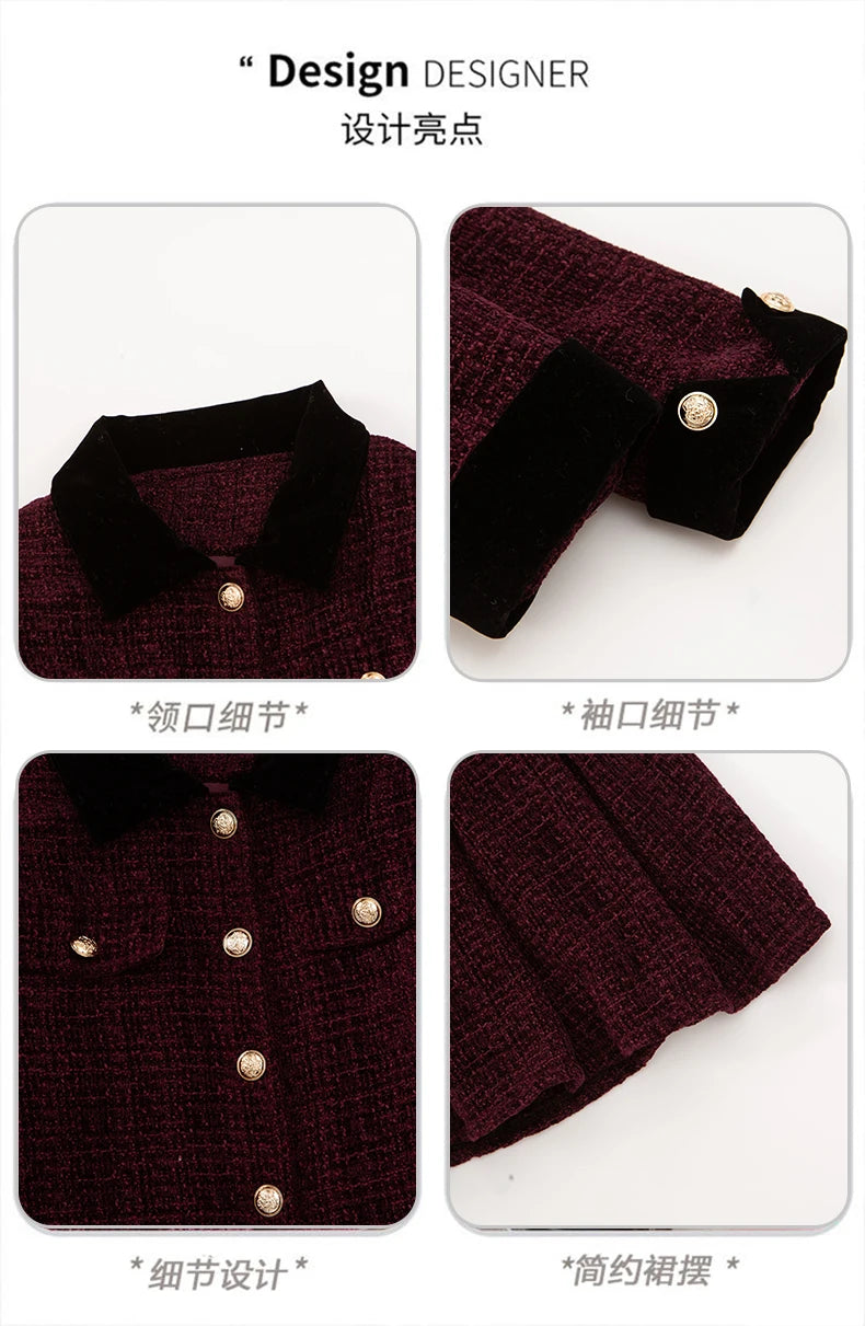 baby Girls Outfits blazer+Pleated skirt 2pcs kids girls clothes set Designer Style 4-14 years coat+skirt teen girl clothing suit