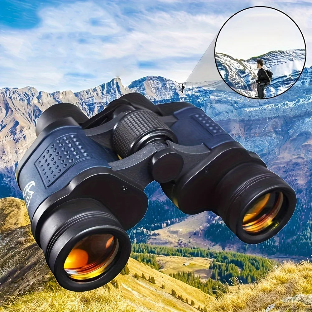 Camping Binoculars 60X60 Long Range HD High Power Telescope Tourism Binoculars Long Range Powerful Binoculars Hunting