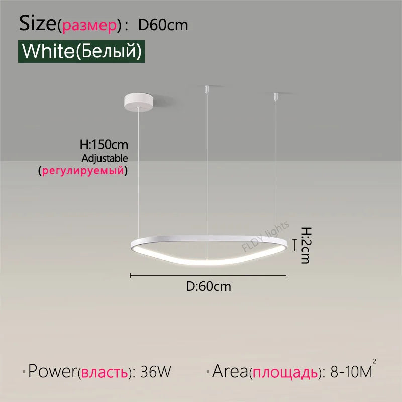 Modern Designer Chandelier Hanging Lamp Pendant Lamps for Ceiling Modern Home Decor Ornaments Interior Lighting Pendant Lamp