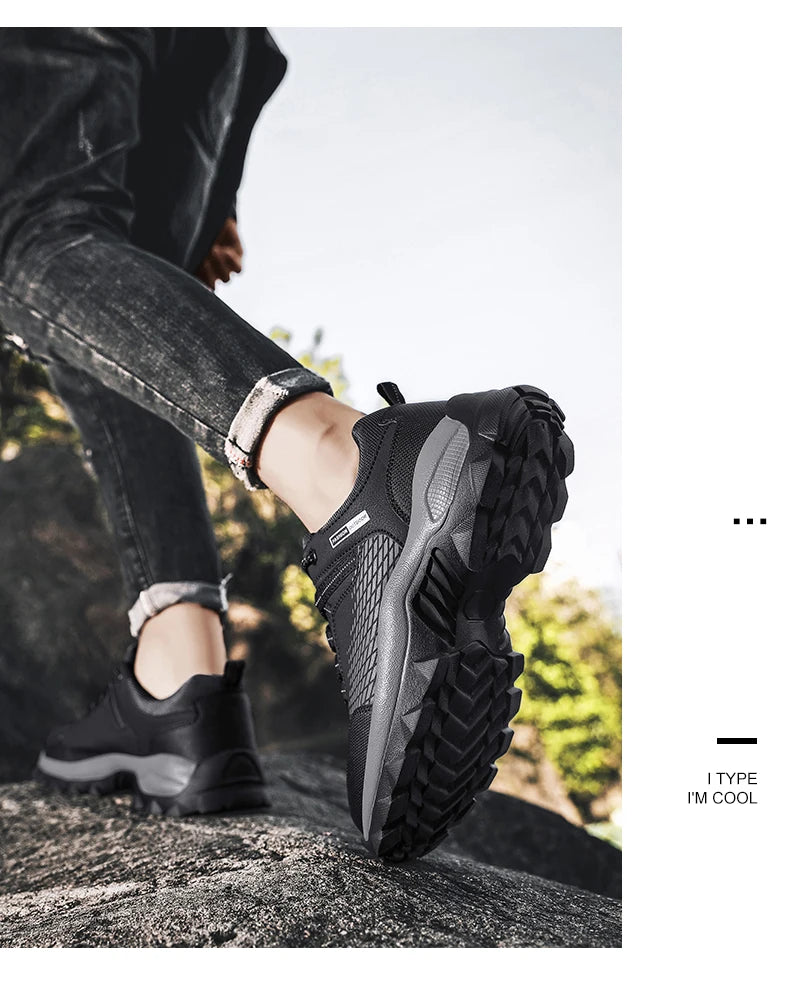 Men Boots Outdoor Sneakers Men Shoes 2024 New Fashion Male Casual Footwear Comfortable Tenis Masculino Botas Men Sneakers Shoes