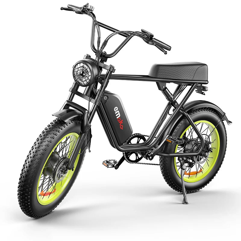 Emoko C91 Electric Bicycle 1000W*2 Dual Motor Adult Ebike 48V23Ah Battery Commute Electric Bike 20-inch Fat Tire E-Mountain Bike