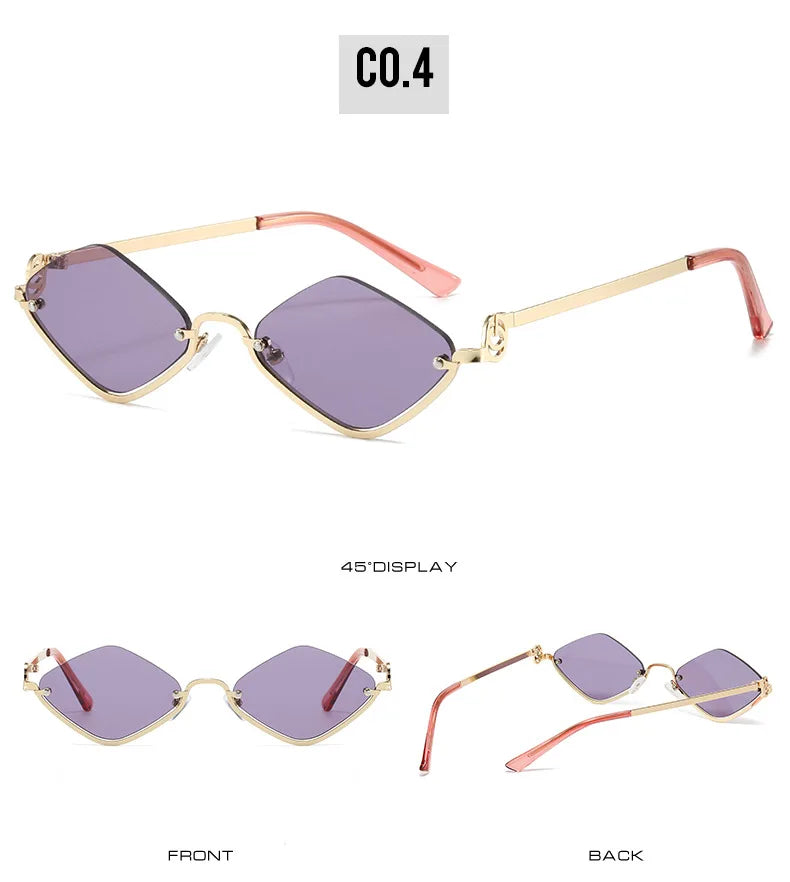 Women Sunglasses New Personalized Frame Glasses Polygonal Sexy Sun Glasses Ladies Fashion Luxury Brand Casual Hip-Hop Eyewear